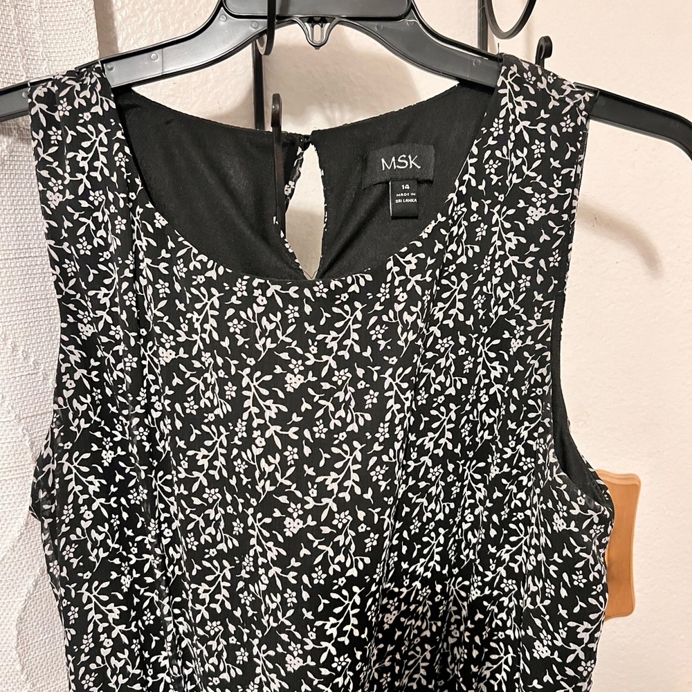 MSK Macy’s belted and lined dress